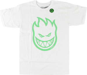 SF BIGHEAD LIT GLOW SS XL-WHT/GRN GLOW