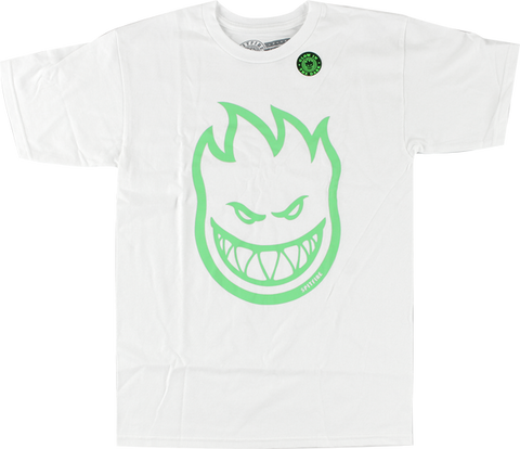 SF BIGHEAD LIT GLOW SS XL-WHT/GRN GLOW