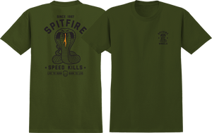 SPITFIRE SPEED KILLS SS S- MILITARY GRN/BLK