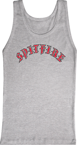 SPITFIRE OLD E TANK TOP M-ATHLETIC HEATHER