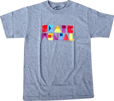 SKATE MENTAL PAPER BLOCK SS XL-HEATHER GREY