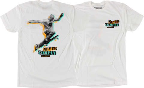 STREET PLANT NEVER COMPLY SS XS-WHITE