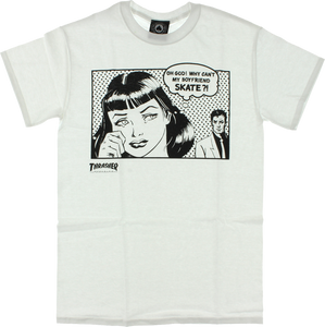 THRASHER BOYFRIEND SS M-WHITE