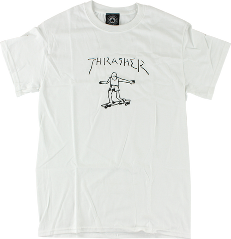 THRASHER GONZALES SS S-WHITE