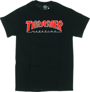 THRASHER OUTLINED SS L-BLACK