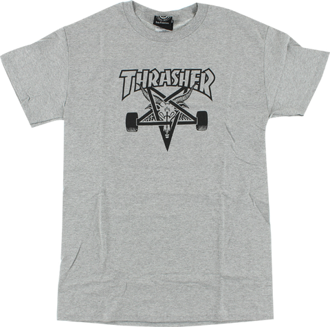 THRASHER SK8GOAT SS M-GREY