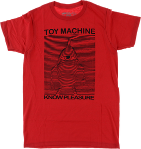 TOY MACHINE TOY DIVISION SS M-RED/BLK