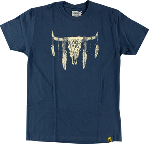 VOL4 COW SKULL SS S-NAVY