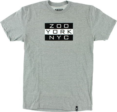 ZOO KINGS GOLDEN ERA FLAG SS S-HEATHER GREY