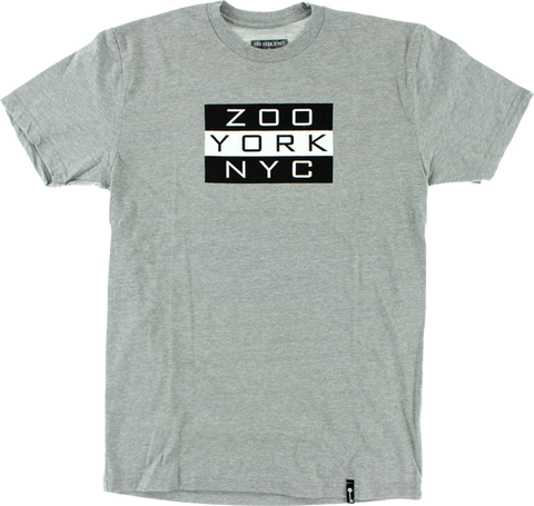 ZOO KINGS GOLDEN ERA FLAG SS M-HEATHER GREY