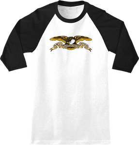 ANTI HERO SLEEVE EAGLE 3/4 SLV S-WHT/BLK