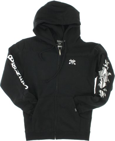 BONES SHRED ZIP HD/SWT S-BLACK