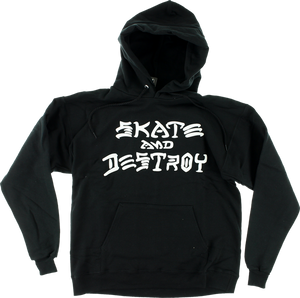 THRASHER SK8 & DESTROY HD/SWT S-BLACK