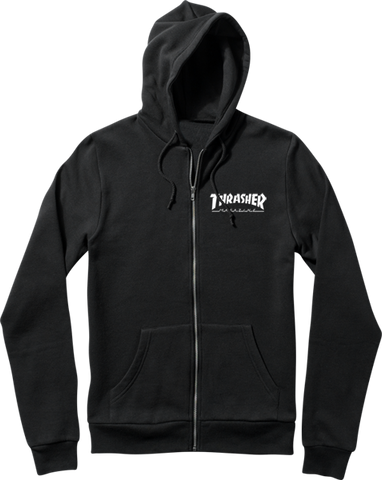 THRASHER SKATE MAG ZIP HD/SWT S-BLACK