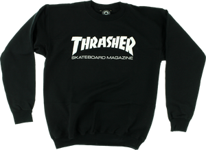 THRASHER SKATE MAG CREW/SWT XL-BLACK