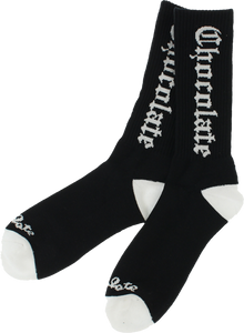 CHOC EASY C SOCKS BLK/WHT single pair