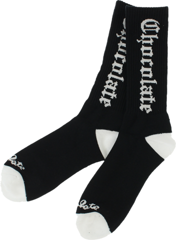 CHOC EASY C SOCKS BLK/WHT single pair