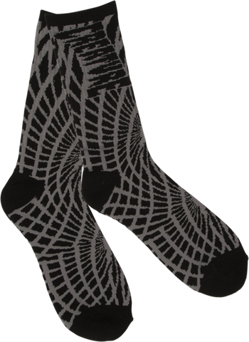 CREATURE FACE MELTERS CREW SOCKS BLK/GREY 1pr