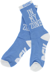 DGK IN MY ZONE CREW SOCKS LT.BLU/WHT 1pair