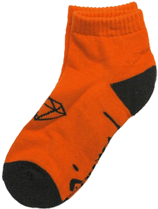 DIAMOND OG LOW CUT SOCKS-ORG/BLK 3pr