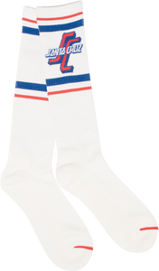 SANTA CRUZ OGSC TALL SOCKS WHITE 1pr