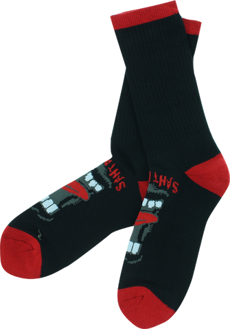 SC SCREAMING CREW SOCKS BLK 2 pair bundle