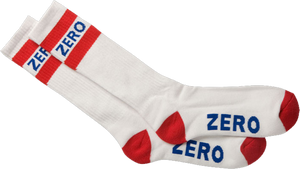ZERO ARMY KNEE HI SOCKS-WHT/RED/BLU single pair