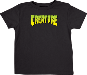 CREATURE LOGO TODDLER TEE 4T-BLACK