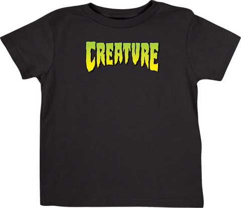 CREATURE LOGO TODDLER TEE 4T-BLACK