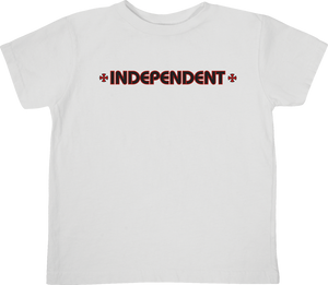 INDE BAR CROSS TODDLER TEE 2T-WHITE