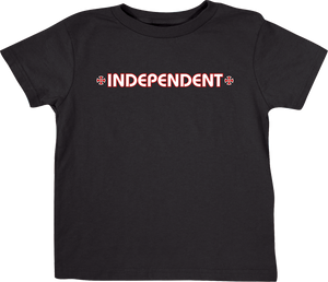 INDEPENDENT BAR CROSS YTH SS S-BLACK