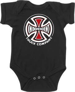 INDEPENDENT TRUCK CO ONESIE 6M-BLACK