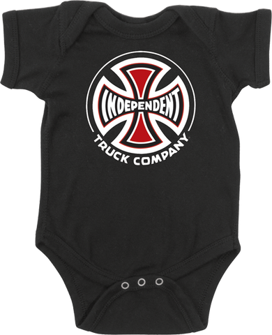 INDEPENDENT TRUCK CO ONESIE 6M-BLACK