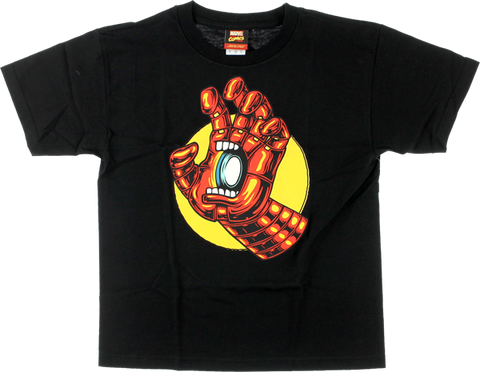 SC MARVEL IRON MAN HAND YTH SS XL-BLACK