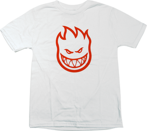 SPITFIRE BIGHEAD YTH-SS S-WHT/RED