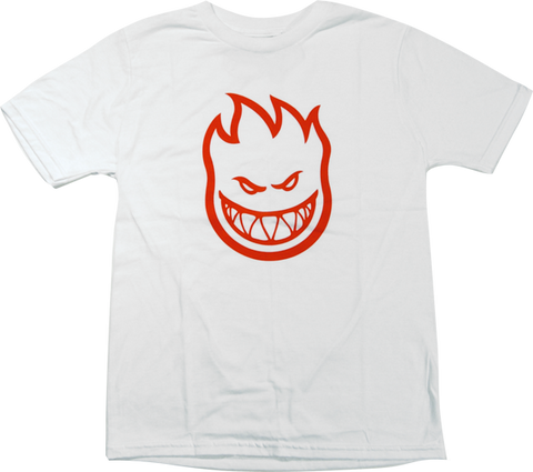 SPITFIRE BIGHEAD YTH-SS S-WHT/RED