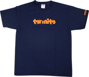 TERMITE LOGO YTH SS M-NAVY/ORG