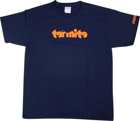 TERMITE LOGO YTH SS M-NAVY/ORG