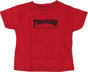 THRASHER MAG LOGO TODDLER SS 5-6T RED/BLK