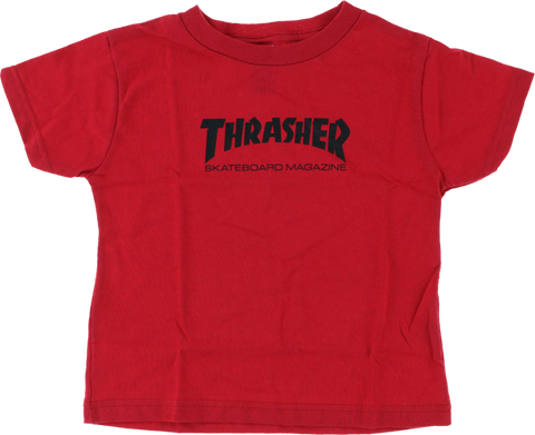 THRASHER MAG LOGO TODDLER SS 5-6T RED/BLK