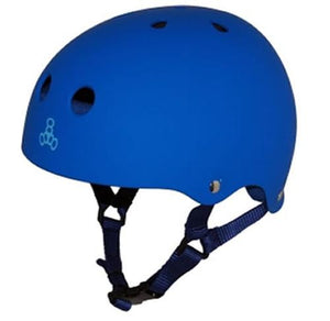 Triple 8 Helmet: Brainsaver Rubberized Blue