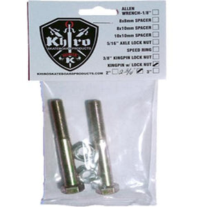 Khiro Hardware: King Pins 2.75" Set of 2 King Pins- Edge Boardshop