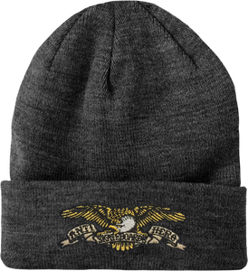 ANTI HERO EAGLE CUFF BEANIE CHARCOAL HEATHER