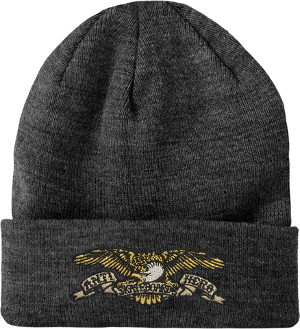 ANTI HERO EAGLE CUFF BEANIE CHARCOAL HEATHER