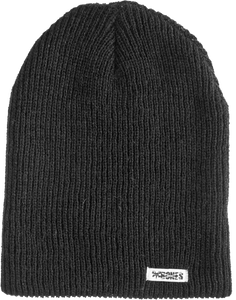 BONES SLIP ON BEANIE BLACK