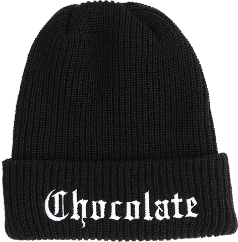 CHOC EAZY-C FOLD BEANIE-BLACK