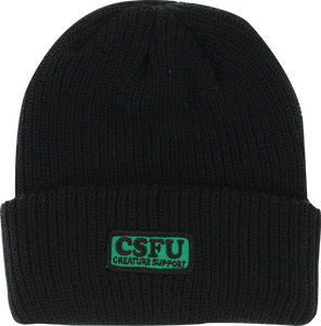 CREATURE SUPPORT PATCH BEANIE BLACK