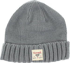 DIAMOND CITY CUFF BEANIE HEATHER GREY