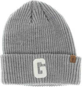 GIRL BIG G BEANIE HEATHER GREY