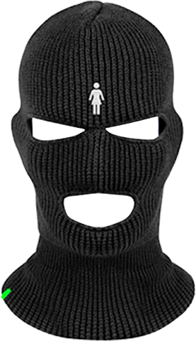 GIRL IAN REID OG BALACLAVA SKI MASK BLACK